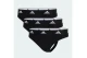 Adidas Performance Γυναικείο Εσώρουχο String Μαύρο 3 Τεμάχια