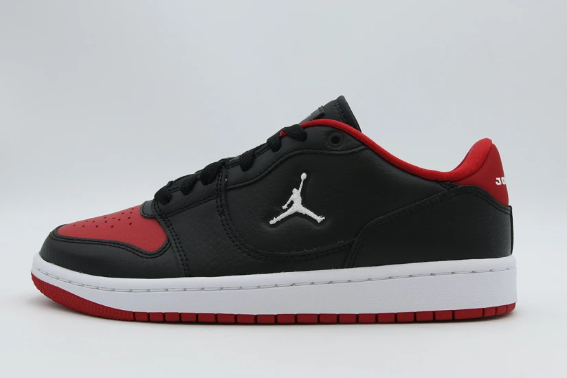Jordan Court Connect Low Sneakers Μαύρα, Κόκκινα, Λευκά