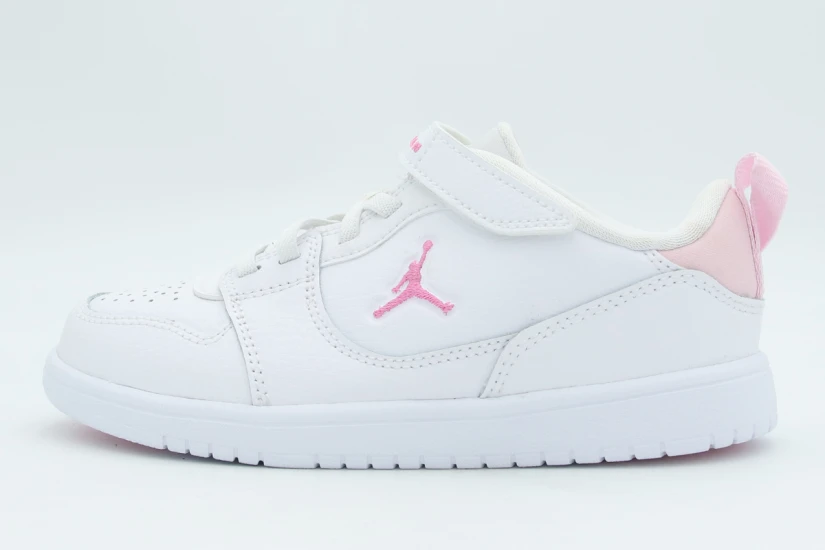 Jordan Court Connect Low Παιδικά Sneakers Λευκά, Ροζ