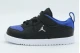 Jordan Court Connect Low Βρεφικά Sneakers Μαύρα, Ρουά, Λευκά