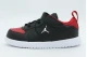 Jordan Court Connect Low Βρεφικά Sneakers Μαύρα, Κόκκινα, Λευκά