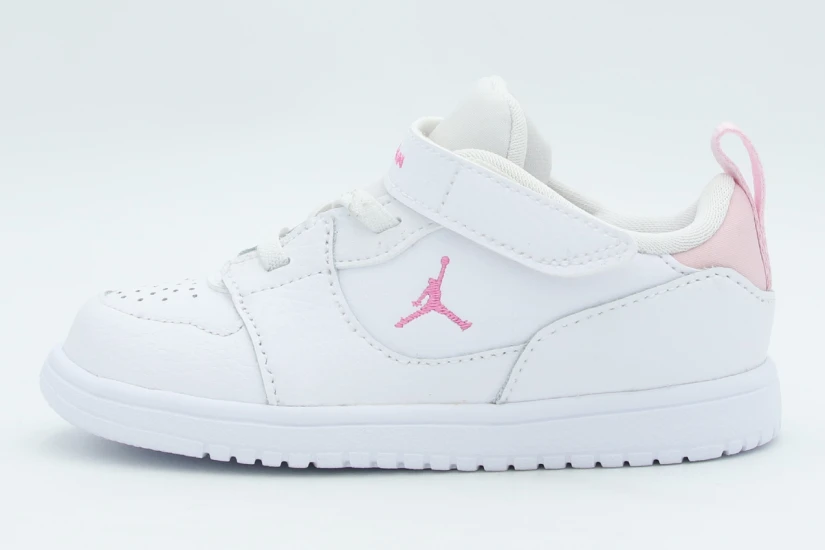 Jordan Court Connect Low Βρεφικά Sneakers Λευκά, Ροζ