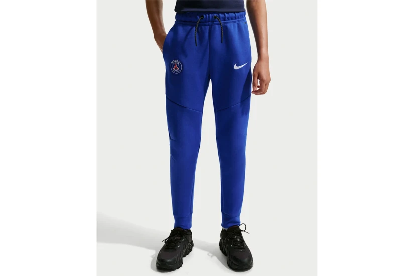 Nike Paris Saint-Germain Tech Fleece Παιδικό Παντελόνι Φόρμας Ρουά, Μαύρο, Λευκό, Κόκκινο