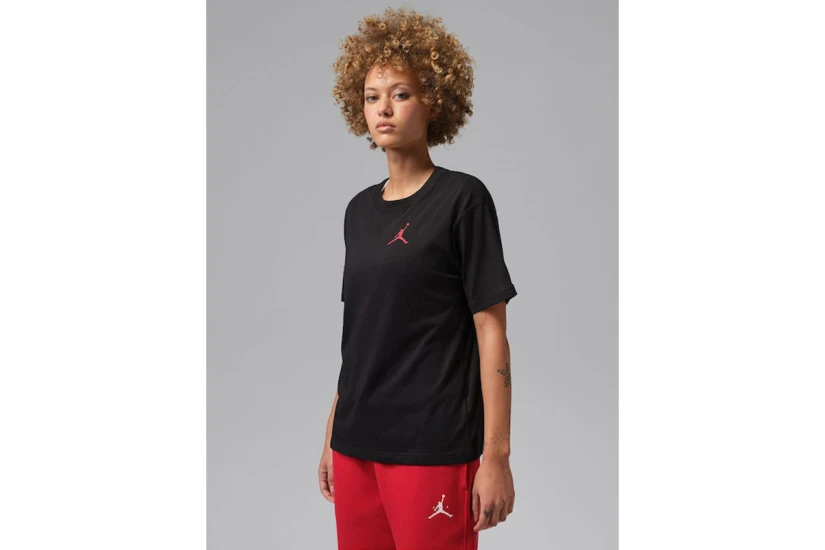 Jordan Jumpman Graphic Γυναικείο Κοντομάνικο T-Shirt Μαύρο