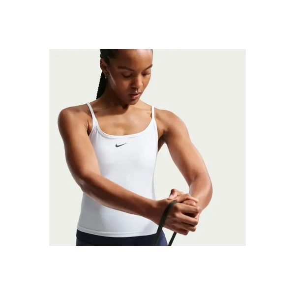 Nike One Fitted Dri-Fit Cami Μπλούζα Αμάνικη Γυναικεία (IR1890 100)