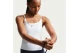 Nike One Fitted Dri-Fit Cami Γυναικεία Αμάνικη Μπλούζα Λευκή