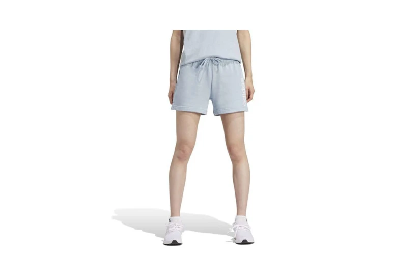 Adidas Performance Essentials Linear French Terry Γυναικείο Αθλητικό Σορτς Σιέλ