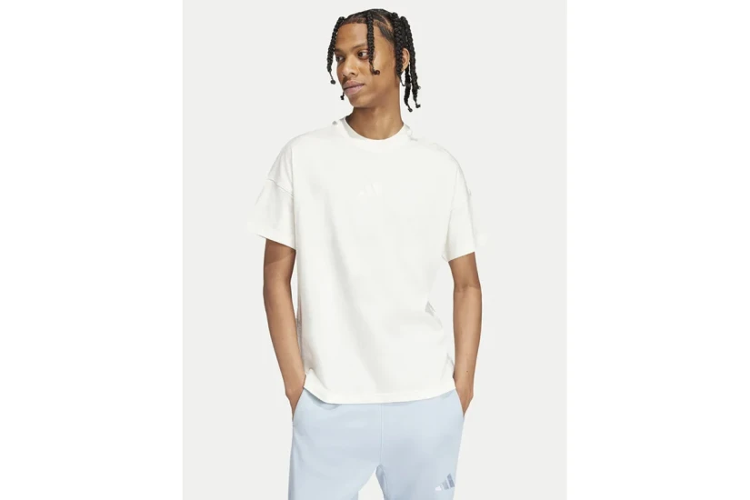 Adidas Performance All SZN Ανδρικό Κοντομάνικο T-Shirt Εκρού