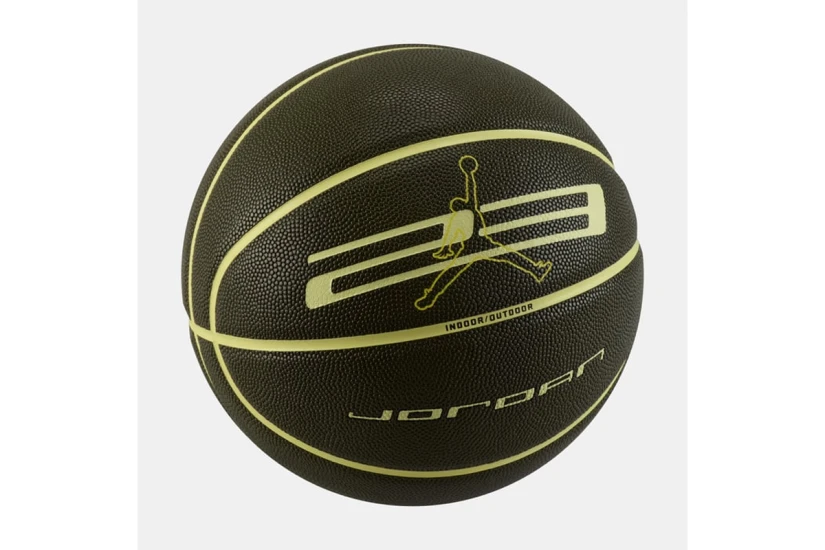 Jordan Ultimate 2.0 8P Μπάλα Μπάσκετ Χακί, Λεμονί