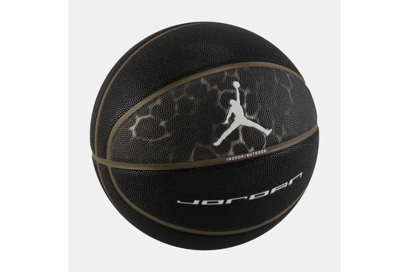 Jordan Ultimate 2.0 8P Μπάλα Μπάσκετ Μαύρη, Καφέ, Λευκή