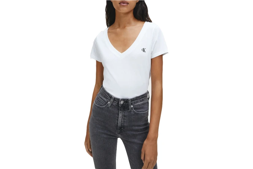 Calvin Klein Γυναικείο Κοντομάνικο T-Shirt Λευκό