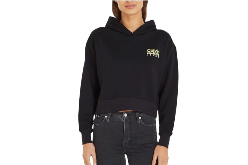 Calvin Klein Cropped Hoodie Γυναικείο (J20J221657 BEH)