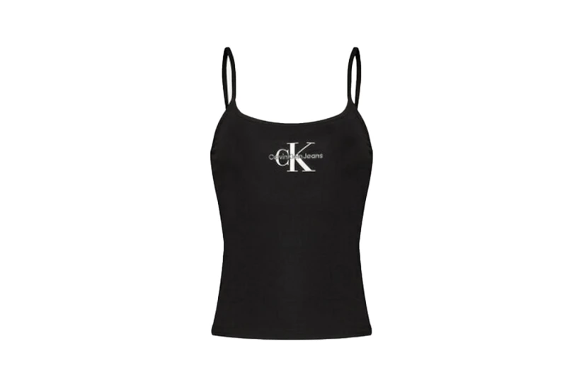 Calvin Klein Γυναικεία Αμάνικη Μπλούζα Μαύρη