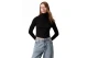 Calvin Klein Γυναικεία Μπλούζα με Ζιβάγκο Μαύρο