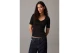 Calvin Klein Slim Ribbed V-Neck Γυναικείο Κοντομάνικο T-Shirt