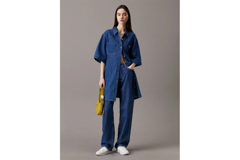 Calvin Klein Γυναικείο Τζιν Φόρεμα Μίνι