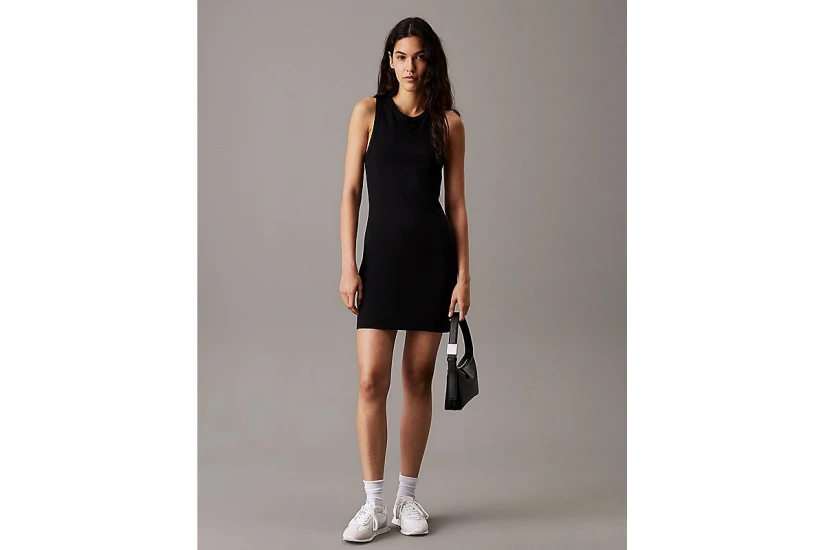 Calvin Klein Γυναικείο Αμάνικο Φόρεμα Mini Μαύρο