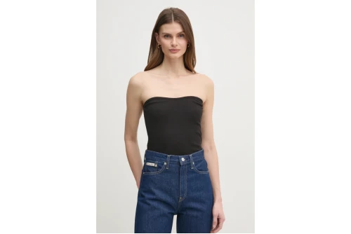 Calvin Klein Strapless Top Μπλούζα Αμάνικη Γυναικεία (J20J225310 BEH)