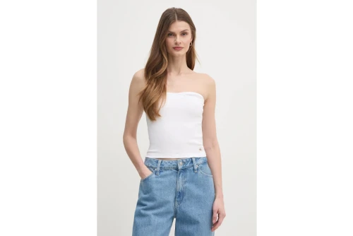 Calvin Klein Strapless Top Μπλούζα Αμάνικη Γυναικεία (J20J225310 YAA)