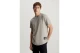 Calvin Klein Cotton Badge Ανδρικό Κοντομάνικο T-Shirt Γκρι