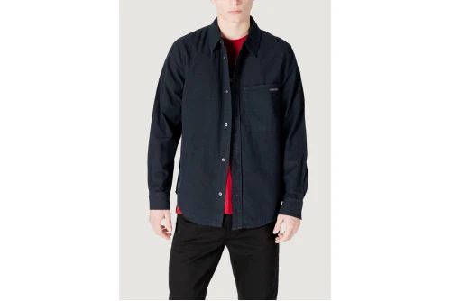 Calvin Klein Regular Chambray Πουκάμισο Μακρυμάνικο Ανδρικό (J30J326563 1BY)