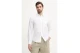 Calvin Klein Linen Cotton Ανδρικό Μακρυμάνικο Πουκάμισο Λευκό