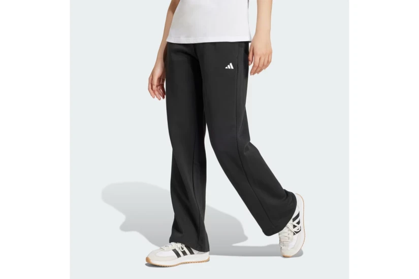 Adidas Essentials Feel Cozy Γυναικείο Παντελόνι Φόρμας Μαύρο