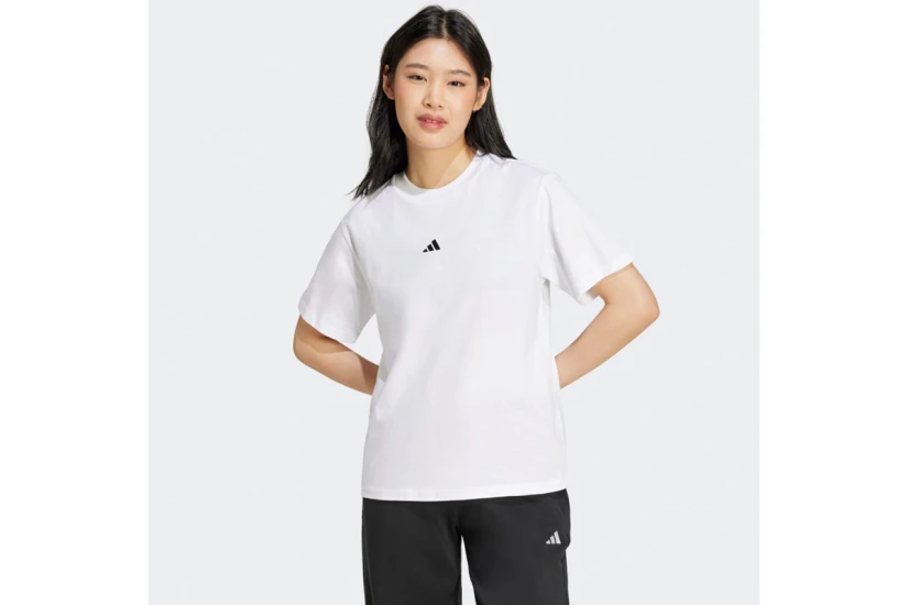 Adidas Performance Essentials Small Logo Γυναικείο Κοντομάνικο T-Shirt Λευκό
