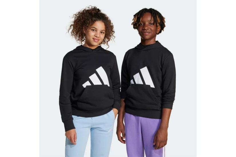 Adidas Performance Essentials Παιδικό Φούτερ με Κουκούλα Μαύρο