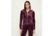 Juicy Couture Classic Velour Robertson Γυναικεία Ζακέτα Βελουτέ με Κουκούλα 