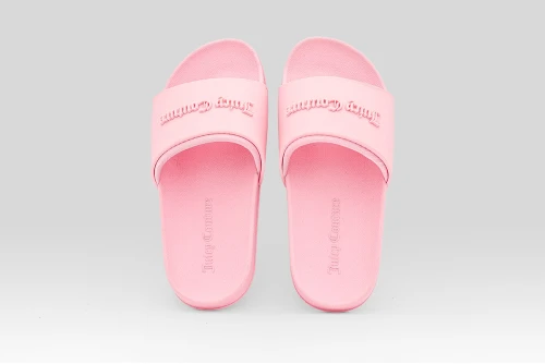 Juicy Couture Logo Embossed Sliders Παντόφλες (JCAY121047 105)