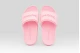 Juicy Couture Logo Embossed Sliders Γυναικείες Παντόφλες Ροζ
