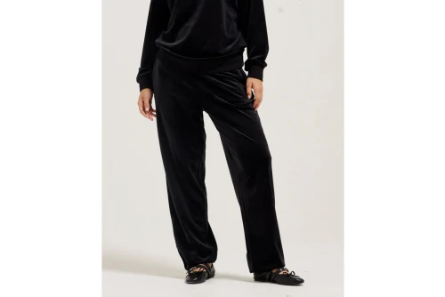 Juicy Couture Classic Velour Cuffed Παντελόνι Φόρμας Γυναικείο (JCBBJ224811 101)