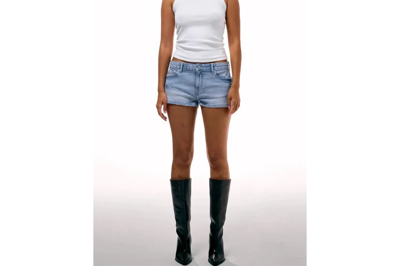 Juicy Couture Stretch Γυναικείο Σορτς Τζιν Γαλάζιο
