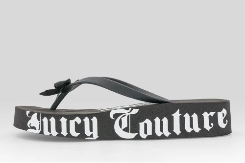Juicy Couture Heritage Crest Wedge Σαγιονάρες (JCFSAN126001 101)