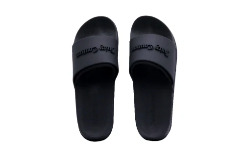 Juicy Couture Stacked Embossed Sliders Παντόφλες (JCFYL128006 101)
