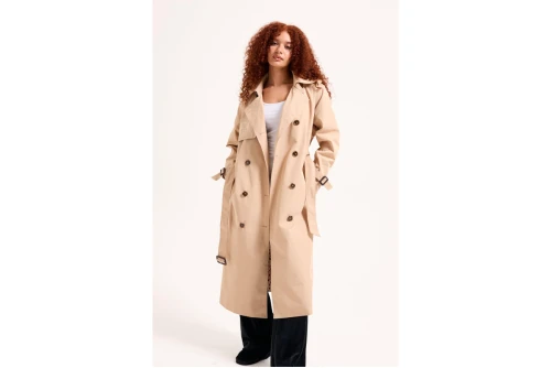 Juicy Couture Cotton Twill Trench Καπαρντίνα Γυναικεία (JCOIJ225555 284)