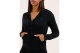 Juicy Couture Peached Active Fitted Γυναικεία Ζακέτα Μαύρη