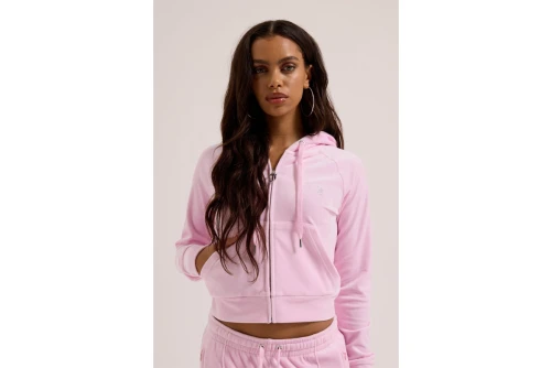 Juicy Couture Madison Diamante Ζακέτα Βελουτέ Γυναικεία (JCWAS126326 381)