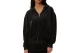 Juicy Couture Halan Γυναικεία Ζακέτα Με Κουκούλα Βελουτέ Μαύρη