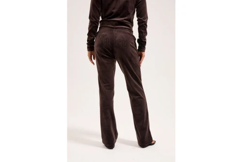 Juicy Couture Outline Diamante Wide Leg Παντελόνι Φόρμας Γυναικείο (JCWBJ225307 193)