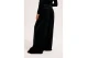 Juicy Couture Outline Diamante Wide Leg Γυναικείο Παντελόνι Φόρμας Μαύρο