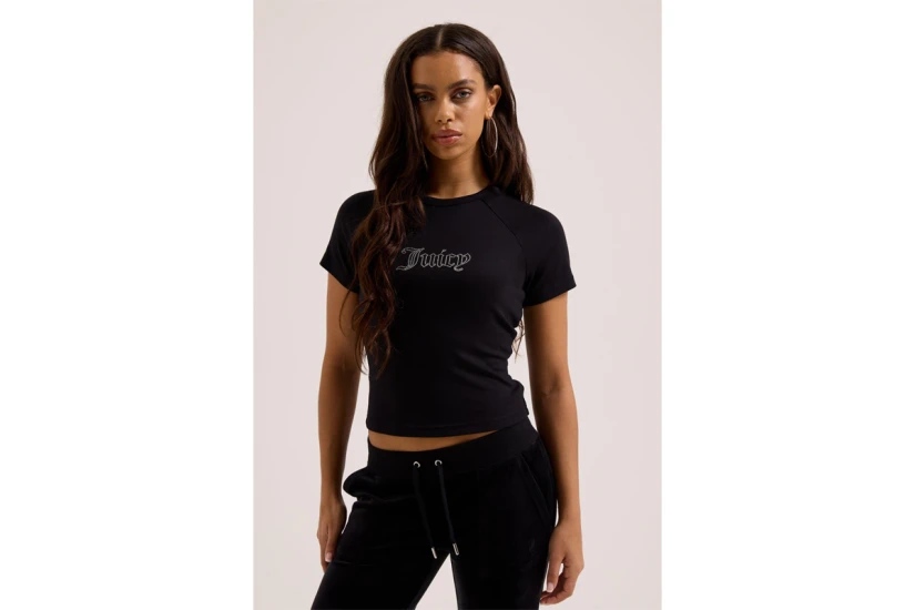 Juicy Couture Baby Γυναικείο Κοντομάνικο T-Shirt Μαύρο
