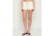 Juicy Couture Tamia Velour Outline Diamante Γυναικείο Αθλητικό Σορτς Εκρού