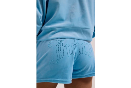 Juicy Couture Tamia Velour Outline Diamante Σορτς Αθλητικό Γυναικείο (JCWHS126305 537)