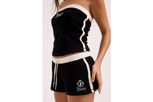 Juicy Couture Applique Terry Booty Σορτς Αθλητικό Γυναικείο (JCWHS126315 101)