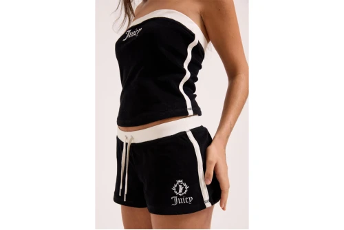 Juicy Couture Applique Terry Booty Σορτς Αθλητικό Γυναικείο (JCWHS126315 101)
