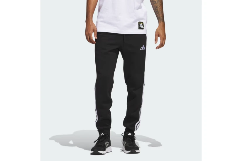 Adidas Essentials 3-Stripes Fleece Ανδρικό Παντελόνι Φόρμας