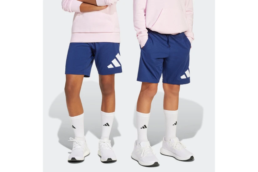 Adidas Performance Essentials Big Logo Αθλητική Βερμούδα Μπλε