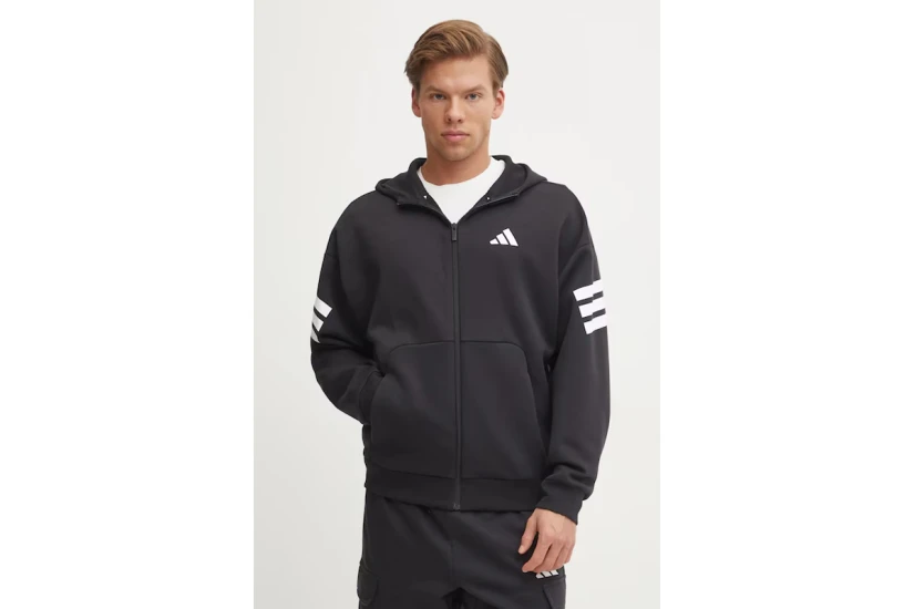 Adidas Future Icon 3-Stripes Ανδρική Πολυεστερική Ζακέτα με Κουκούλα
